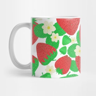 Strawberries pattern Mug